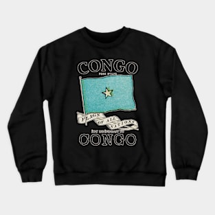 Vintage Flag of Congo Crewneck Sweatshirt